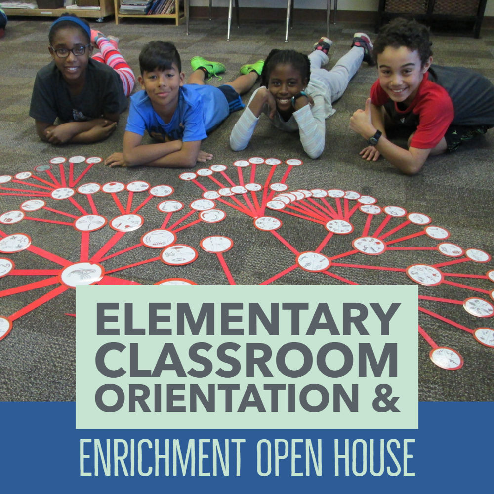 Elementary Classroom Orientation & Enrichment Open House 