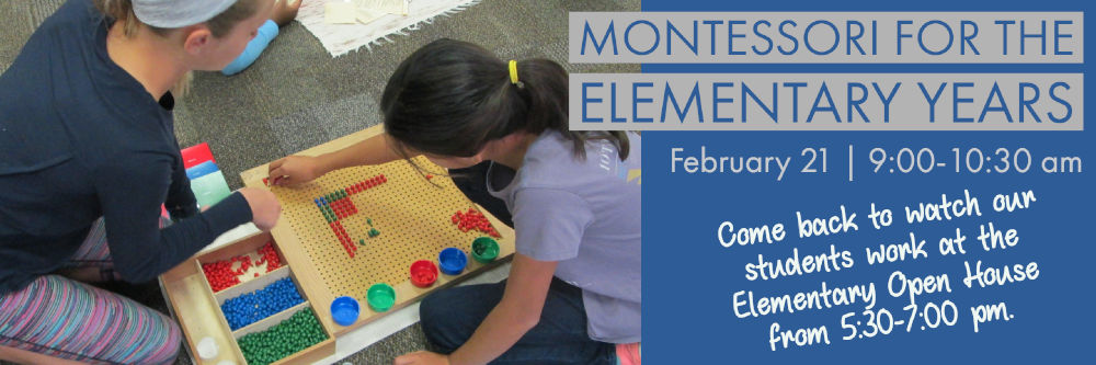 Montessori for the Elementary Years 